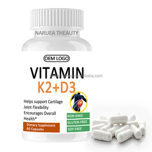 Oem סופר מזון ויטמין <span class=keywords><strong>d3</strong></span> <span class=keywords><strong>k2</strong></span> סידן ציטראט כמוסות תמיכה חיסונית טבעית - Product Image 1