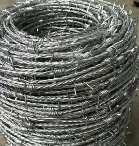 Cuánto cuesta el precio del alambre de puas galvanizado de 1,2mm en la fábrica de China