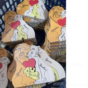 Décoration de la maison, cadeaux personnalisés pour la <span class=keywords><strong>famille</strong></span>, le <span class=keywords><strong>roi</strong></span> <span class=keywords><strong>lion</strong></span>, puzzle - Product Image 6