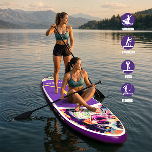 <span class=keywords><strong>Planche</strong></span> à <span class=keywords><strong>pagaie</strong></span> gonflable YoBoat, capacité <span class=keywords><strong>2</strong></span>-3 <span class=keywords><strong>personnes</strong></span>, <span class=keywords><strong>planche</strong></span> stable pour le divertissement en famille et avec les animaux de compagnie - Product Image 5