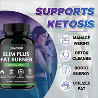 OEM Slim Plus Coupe-faim, Pilule Minceur Ventre Plat, Complément Alimentaire Brûleur de Graisse Abdominale Keto, Capsules Brûle-graisse pour Femmes