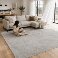 Tapis antistatique grand format 240x340cm 300x400cm, résistant à la poussière, facile à nettoyer avec un aspirateur, pour les personnes allergiques, maison et bureau