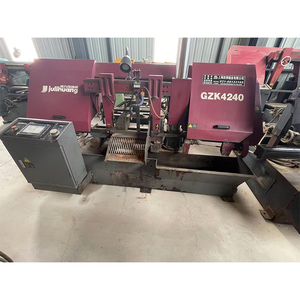 Sierra de cinta metálica de precisión, equipo de corte industrial estable para barras redondas y tubos cuadrados - Product Image 2