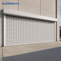 Plaques de porte légères en aluminium perforé de 77 mm avec isolation thermique pour économie d'énergie, idéales pour les vitrines