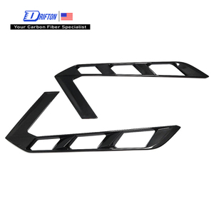 Cubiertas de Ventilación Lateral del Motor Trasero de Fibra de Carbono Seca DRIFTON para Chevrolet Corvette C8 Coupé Stingray Z51 y Z06 Z07 2020-2026 - Product Image 2