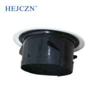 Grille de ventilation verticale ronde moderne en PVC pour plafond, sortie d'air frais pour bureau, cache de ventilation de climatisation