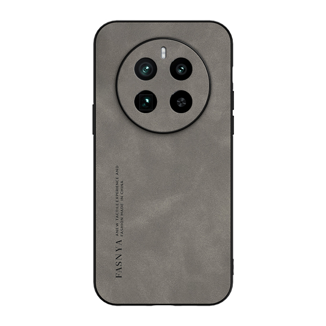 Leather Skin Touch Mobile Phone Case Soft TPU Frame Shockproof Cover for Realme GT8 Pro/GT8/GT7 Pro/GT7/GT6