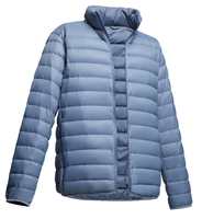 Veste en duvet pour homme à col montant avec rembourrage léger et chaud, disponible en cinq couleurs classiques et design personnalisable