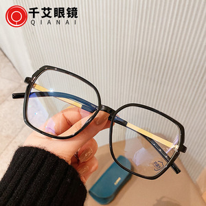 Montures de lunettes carrées rétro pour femmes, verres PC anti-lumière bleue, monture complète R5 605, origine Taizhou - Product Image 2