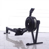 Máquina de Remo con Resistencia al Viento para Ejercicio Cardiovascular, Equipo de Fitness Comercial THYFIT YX-R10, 10 Niveles Ajustables