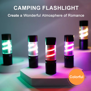 EDC đèn pin với bầu không khí đầy màu sắc ánh sáng USB có thể sạc lại được xây dựng trong pin di động XPE LED Cắm Trại Ngoài Trời Lều đèn - Product Image 4