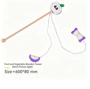 Varita de Madera Personalizada para Gatos, Juguete Interactivo de Peluche con Ratón y Nube para Gatitos, Juego en Interiores y Alivio del Aburrimiento - Product Image 4