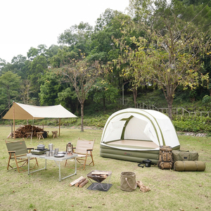 Équipement de camping en plein air, lit <span class=keywords><strong>gonflable</strong></span> pour séjour de nuit, <span class=keywords><strong>tente</strong></span> de camping 3.15 ㎡   Intérieur spacieux intégré, accessible en 3 minutes - Product Image 5