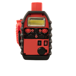 Anchou Compresseur d'air compact et efficace 6-en-1 12V pour batterie de <span class=keywords><strong>voiture</strong></span> avec éclairage LED pour démarrage rapide et gonflage des pneus en hiver et la nuit - Product Image 2