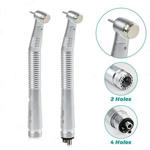 Turbina de Aire de Alta Velocidad Dental con 4 Orificios |   Cabezal Cerrado Anti-Succión |   Tipo de Botón/Palanca, Rodamiento Cerámico - Product Image 1