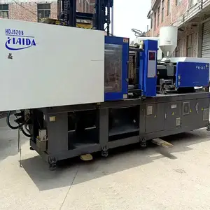 Zhejiang HaiDa2080kn usato HDJS208Tons servo stampaggio ad iniezione pvc pa pp pc pet 400 g50mm machine22kw 25kw 55mm 450 cm3