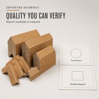 Protection de bord en papier amortissant les chocs réduit les dommages causés pendant le transport, la manutention et les opérations en entrepôt