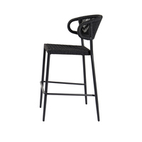 Tabouret haut moderne de luxe pour l'extérieur, chaises de bar pour la maison, bars et gymnases pour le jardin, hôtel, club, bistro, baring