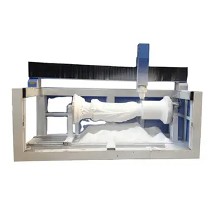 מפעל מכירה לוהטת 3d פסל פיסול 5 ציר קצף חיתוך ביצוע מכונת