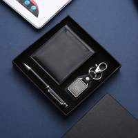 Ensemble cadeau de carnet de notes d'affaires de luxe A5 avec logo personnalisé FOCUS, couverture rigide en cuir PU, impression sérigraphique, promotion d'entreprise