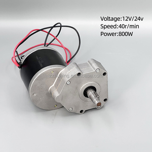 Nuevo <span class=keywords><strong>Motor</strong></span> Eléctrico para Cortacésped de 350W 600W 800W <span class=keywords><strong>DC</strong></span> 24V 12V con Engranajes - Product Image 3