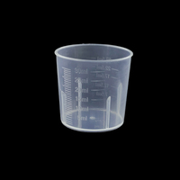 Juego de 3 Cucharas Medidoras de PP Transparente de Grado Alimenticio de 30 ml, Aptas para Lavavajillas, Estilo Corto y Grueso