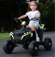 Quad électrique 4 roues à double motorisation, télécommandé, alimenté par batterie, en plastique, pour enfants, tout-terrain, rechargeable, pour garçons et filles