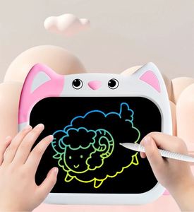 Tablette d'écriture LCD colorée pour enfants, forme de chat, 10 pouces, cadeau éducatif incroyable pour tout-petits - Product Image 6
