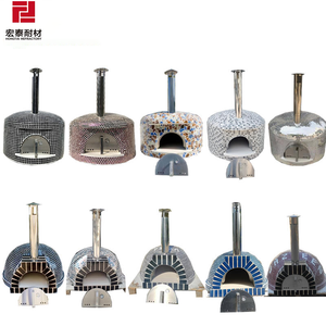 Four à pizza extérieur au bois HONGTAI, four à pizza en briques italien traditionnel - Product Image 3