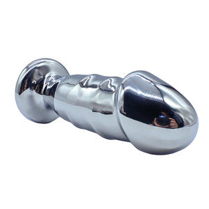 Hot Sell Sex Toys in metallo anale Plug Dildo anale Plug donna uomo condividere G-spot stimolatore prostatico e anale massaggiatore - Product Image 1
