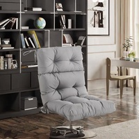 Coussin de chaise inclinable matelassé intégré extra-épais, dossier de siège, coussins lombaires, canapé pliant à bascule, imperméable, vente en gros