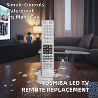 Télécommande de remplacement pour téléviseurs LED HDTV CT-8035/CT-8040/CT-8533/CT-8543/CT-8528, code fixe, étanche et antichoc