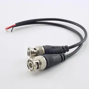 Open Einde Bnc Mannelijke Connector Kabel Bnc Blote Draad Kabel Voor Cctv Camera Home Security