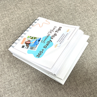 Kalender meja harian Mini 365 hari kustom cetak Tear off dinding/kalender meja untuk penggunaan kantor
