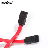 Magelei Kabel Data Drive Optik Serial SATA Kecepatan Tinggi 1M Murah Kabel Data Hard Drive Serial SATA 2.0