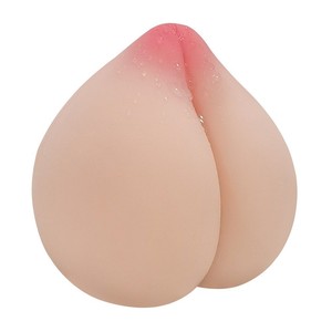 Hot Sale Mastur bator Cup Spielzeug Handbuch Masturbation Silikon Kondom Pfirsich form Brust Cups Kanal Hautton Flugzeug Cup Männlich - Product Image 1