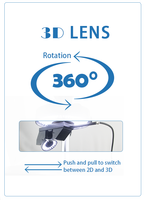 Ft-Opto FM3D0325AM Electron Microscope 360 Rotation Motorized 4K HD Camera 2D-3D Switch 3D Digital Manual Focus IP53 Rated USB