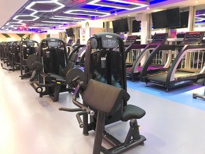 Macchina Commerciale <span class=keywords><strong>per</strong></span> <span class=keywords><strong>Glutei</strong></span>, Attrezzo da <span class=keywords><strong>Palestra</strong></span> <span class=keywords><strong>per</strong></span> Allenamento di Fianchi e <span class=keywords><strong>Glutei</strong></span>, Potenziamento Muscolare con Sistema a Pesi - Product Image 5