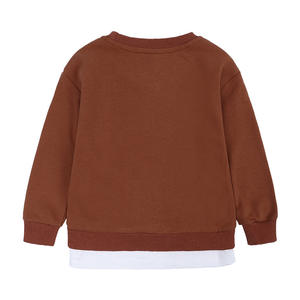 Новинка осени, одежда для мальчиков, милые детские толстовки с капюшоном и с длинными рукавами свитер с круглым вырезом и штаны, 2 вещи в комплекте, комплекты одежды для мальчиков - Product Image 2