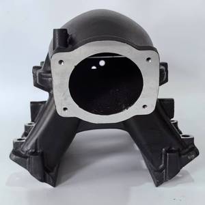 Nuevo Colector de Admisión Delantero Largo de Aluminio Negro para LS1/LS2/LS6 con Kits de Rieles OE IM0115BK, 1 Año de Garantía - Product Image 1