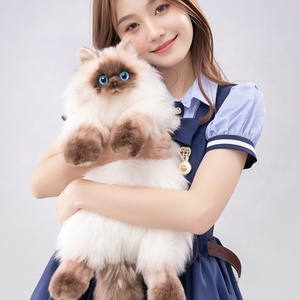 Mochila de peluche de gato siamés, juguete de peluche, bolso de hombro, muñeco, regalo de cumpleaños - Product Image 2