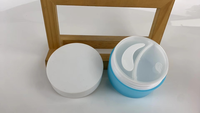 Violet 50g + 50g , 150g + 150g Pots cosmétiques 2 en 1 avec couvercles Cuillère pour crème pour le visage Sérum pour les yeux Masque pour les lèvres Scrubs Pot à double chambre