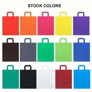 Bolsas de Compras Reutilizables de Tela con Logotipo Personalizado, Bolsas de Regalo de Color, Bolsas de Compras de Tela No Tejida para Promociones - Product Image 6