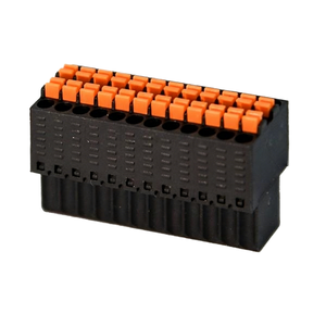 28-20AWG KF2EDGKE-2.54mm Pitch 2-Pin 150V 5A Copper Plug-In <b>Terminal</b> Block Push-In Connection PA66 Insulation UL94V-0 Flame - Product Image 2