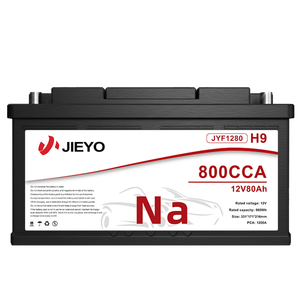 Batería de Arranque para Automóvil JIEYO de 12V 24V con Iones de Sodio, Nueva, de Alto CCA 1200, Arranque en Frío, <span class=keywords><strong>60Ah</strong></span> 80Ah - Product Image 1