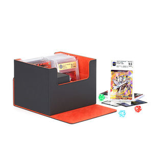 Best-seller Boîte pour cartes d'évaluation multifonctionnelle à double rangée de grande capacité Porte-bloc à vis BGS Boîte pour cartes planètes en cuir - Product Image 1