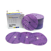 Disque de ponçage en céramique multi-trous, 6 pouces, grain 80