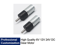Harga Grosir Motor Gear DC 12V 3V 6V GM25-370 30.8mm untuk Robot Tirai Pintar Sepeda Listrik Rumah Pintar