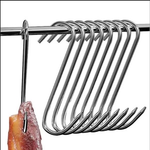 Gancho en Forma de S de Acero Inoxidable 304 con Acabado Liso para Colgar Carne, Uso en Carnicerías, Cocinas, Minería e Industria Pesada - Product Image 5