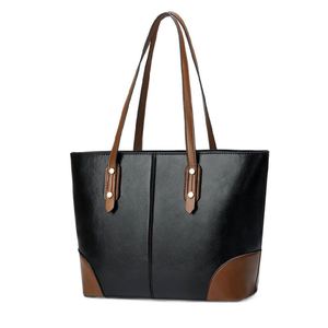 Bolso de Mano de Lujo para Mujer, Gran Capacidad, de Cuero PU, Tipo Tote, con Cierre de Cremallera - Product Image 1